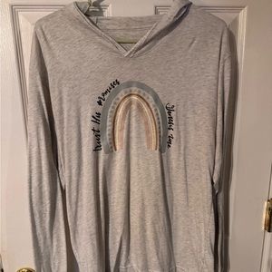 Long sleeve hood shirt